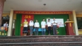 Lãnh đạo trường dự khai giảng năm học 2017 - 2018 tại Trung tâm GDTX-DN huyện Lạng Giang tỉnh Bắc Giang và trao học bổng cho học sinh đạt thành tích cao năm học 2016 - 2017